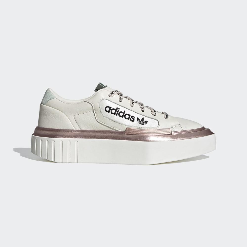 Originals Adidas Hypersleek Dama Romania - Albi/Gri/Cupru Metal FV4084
